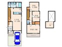 尼崎市西難波町戸建の間取図