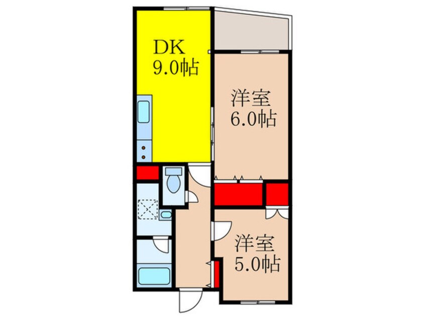 間取図 メゾン茨木西駅前(1011)