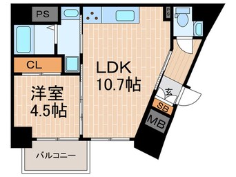 間取図 BLANCHE 甲子園口