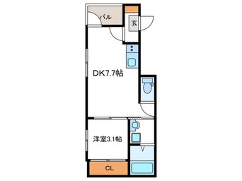 間取図 アミティア円町