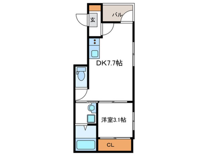 間取図 アミティア円町
