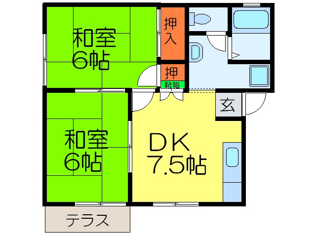 間取り図 ガーデン・ヒルズ