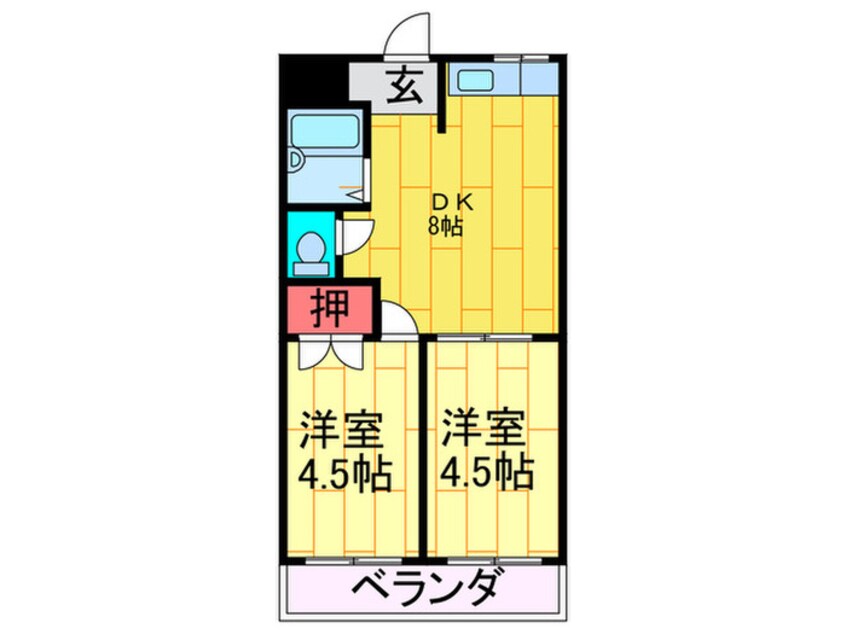 間取図 シリウス四條畷