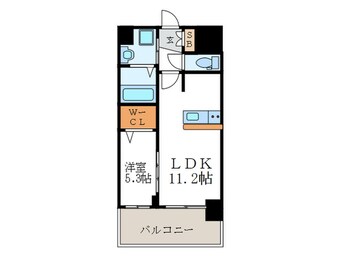 間取図 プレデコ-ト西京極