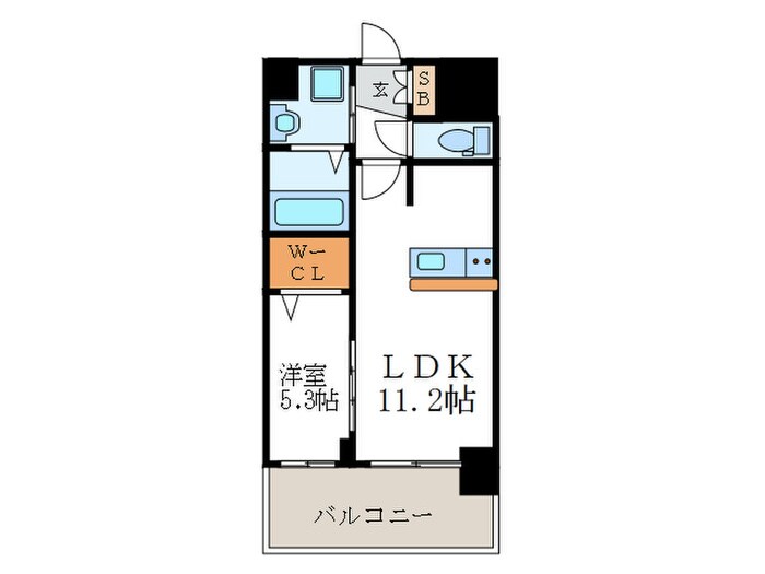 間取り図 プレデコ-ト西京極