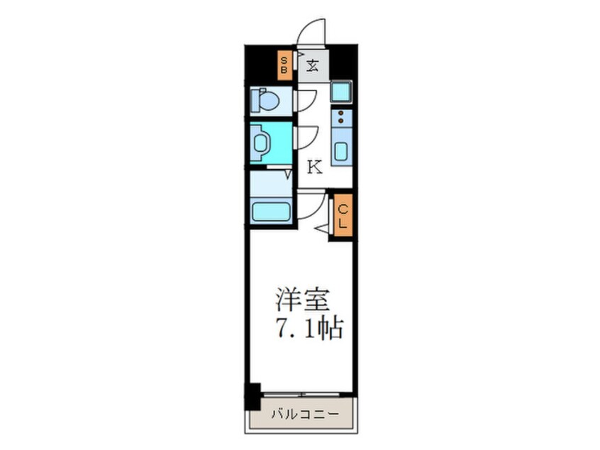 間取図 プレデコ-ト西京極