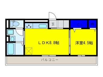 間取図 ウィステリア　フィレール