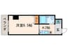 Gloire烏丸五条 1Kの間取り