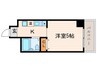 Gloire烏丸五条 1Kの間取り