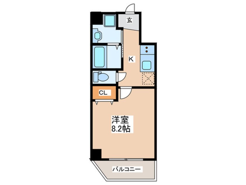 間取図 フィオーラマンション天王寺