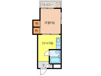 間取図 ビューハイム西村