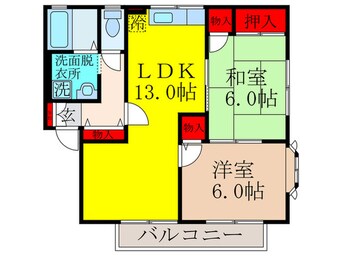 間取図 アイボリ－ハウス西館