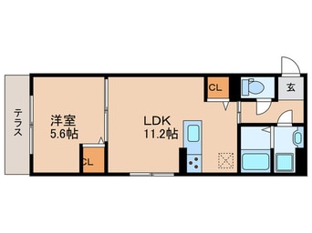 間取図 仮）FleurⅡ