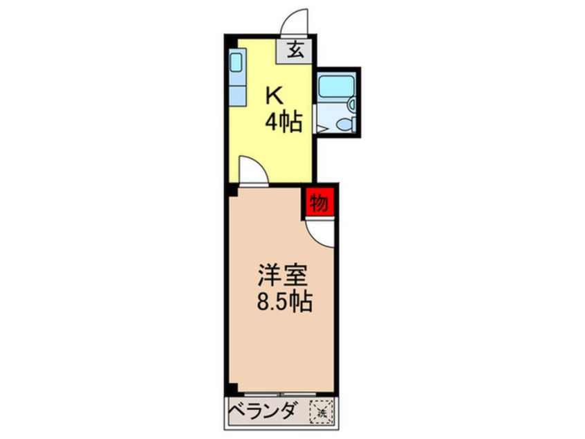 間取図 ハイツ８８