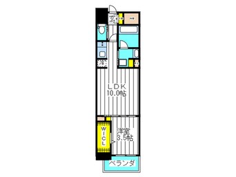 間取図 アーバネックス心斎橋Ⅱ