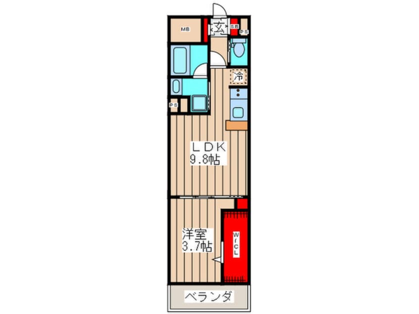 間取図 アーバネックス心斎橋Ⅱ