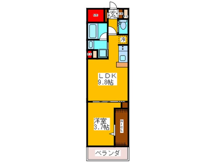 間取り図 アーバネックス心斎橋Ⅱ
