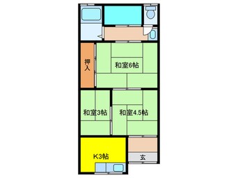 間取図 西田住宅（２０－１１）