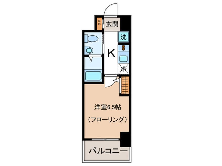 間取図 ｴｽﾃﾑﾌﾟﾗｻﾞ神戸西Ⅳｲﾝﾌｨﾆﾃｨ(1005)