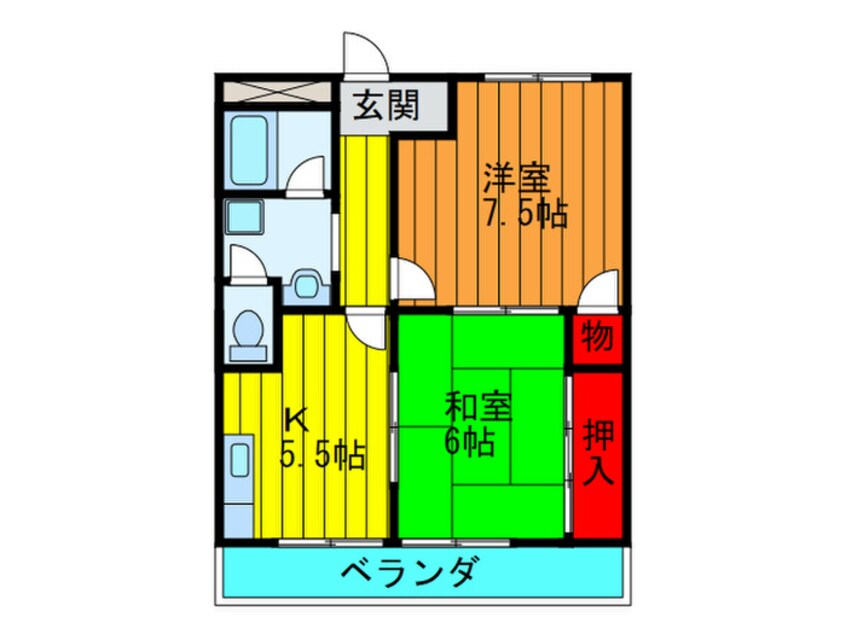 間取図 大西マンション