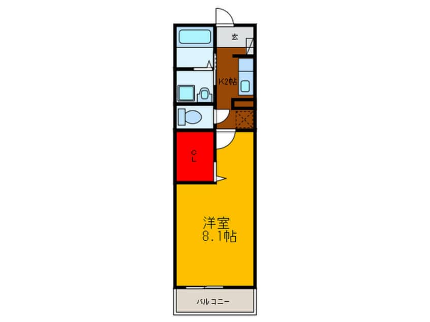 間取図 アイビーコート山崎