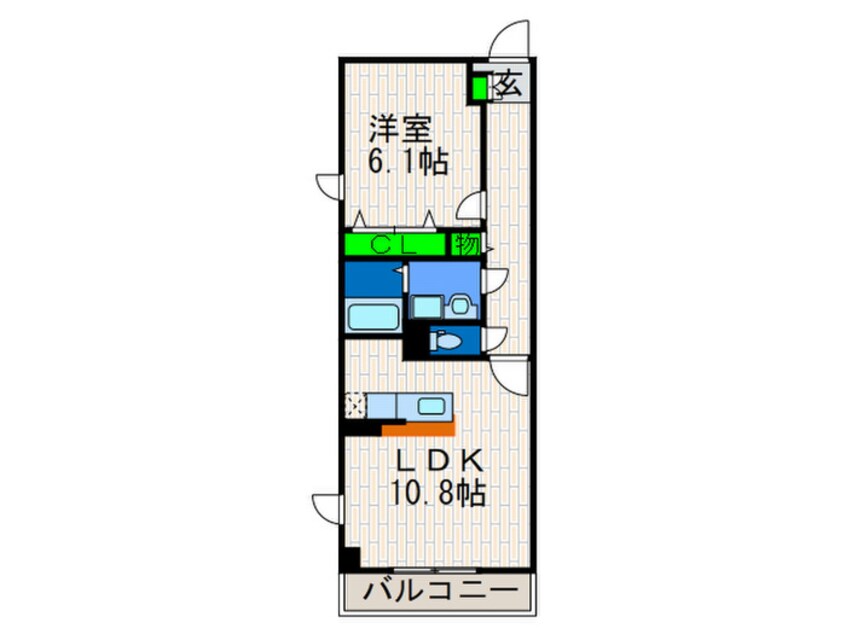 間取図 アクアパレス
