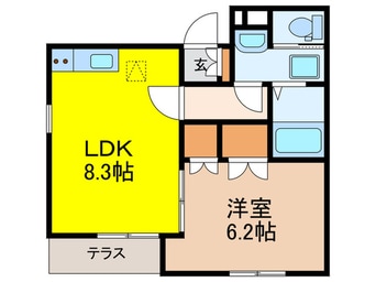 間取図 ラ ガール茨木