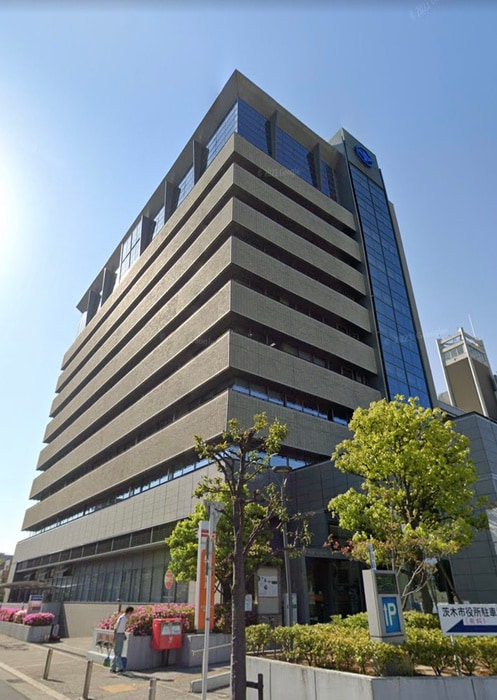 茨木市役所内郵便局(郵便局)まで520m ラ ガール茨木