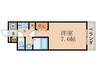 グレースコート御陵 1Kの間取り