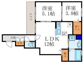 間取図 ラウル　レジデンス