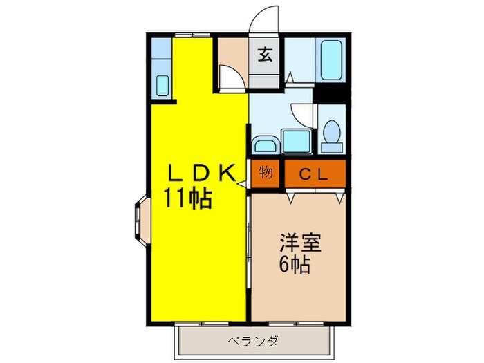 間取り図 ルミエール鶯の森
