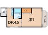 あゆみハウス 1DKの間取り