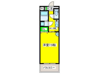 間取図 ブル－ビ－桜川駅前