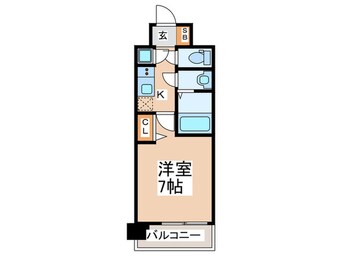 間取図 ﾚｼﾞｭｰﾙｱｯｼｭｳｴｽﾄﾚｼﾞｽ