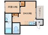 アルタイ石橋阪大前 1DKの間取り