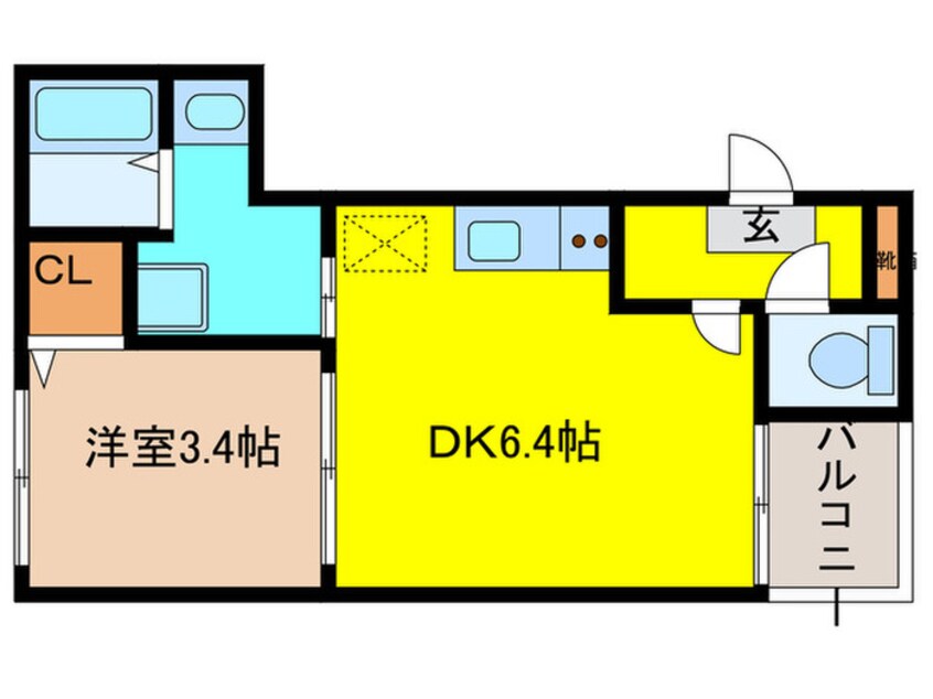 間取図 アルタイ石橋阪大前
