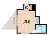 グローリアスヤマダ 1Rの間取り