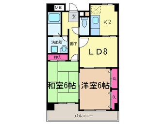 間取図 エスペランサ４１