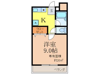 間取図 ｴﾝｾﾞﾙｳﾁﾀﾞﾏﾝｼｮﾝ(231-3)