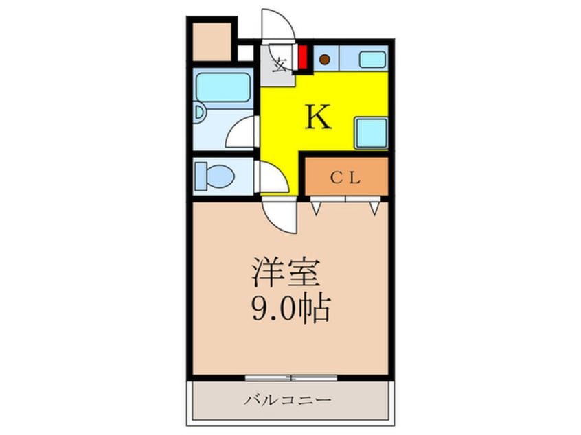 間取図 ｴﾝｾﾞﾙｳﾁﾀﾞﾏﾝｼｮﾝ(231-3)