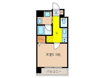 間取図 べラジオ京都七条ウエスト(102)