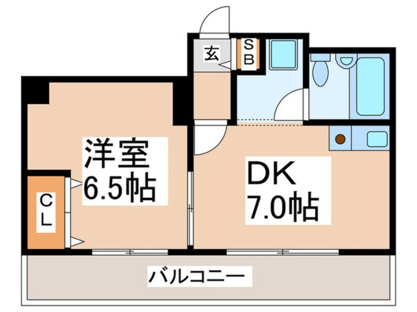 間取図 難波リーガルハウス