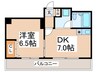 難波リーガルハウス 1DKの間取り