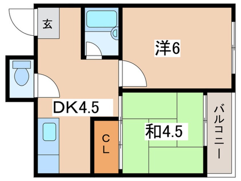 間取図 メゾンドール川上