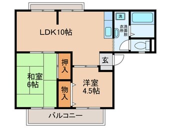 間取図 ハイツフローラ