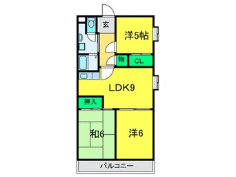 間取図 南埜マンション赤塚