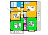 南埜マンション赤塚 3LDKの間取り