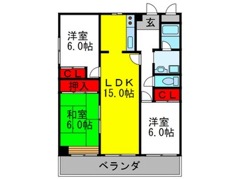 間取図 ステラハイツ千里