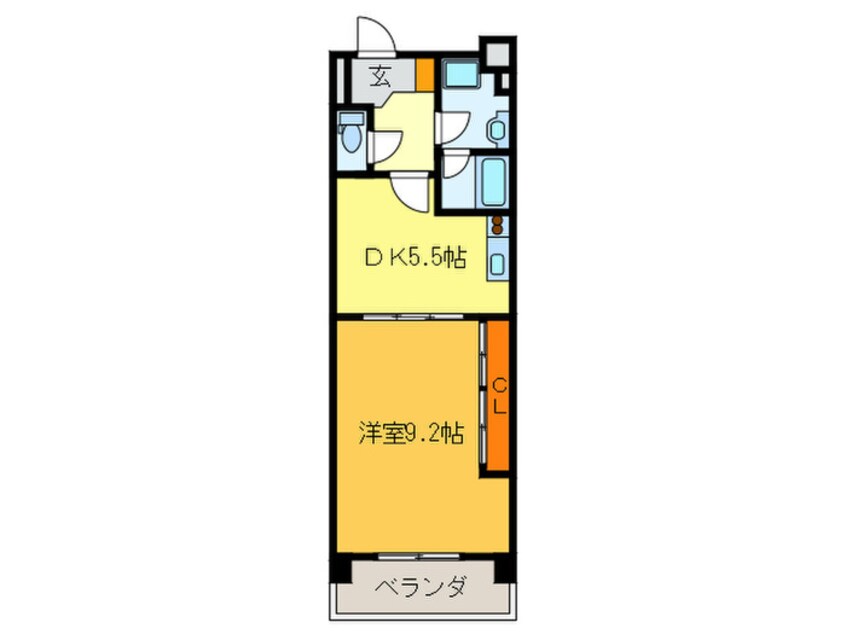 間取図 布施ハイライン