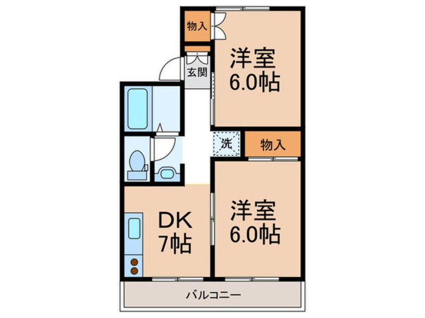 間取図 平成山手ハイツⅡ